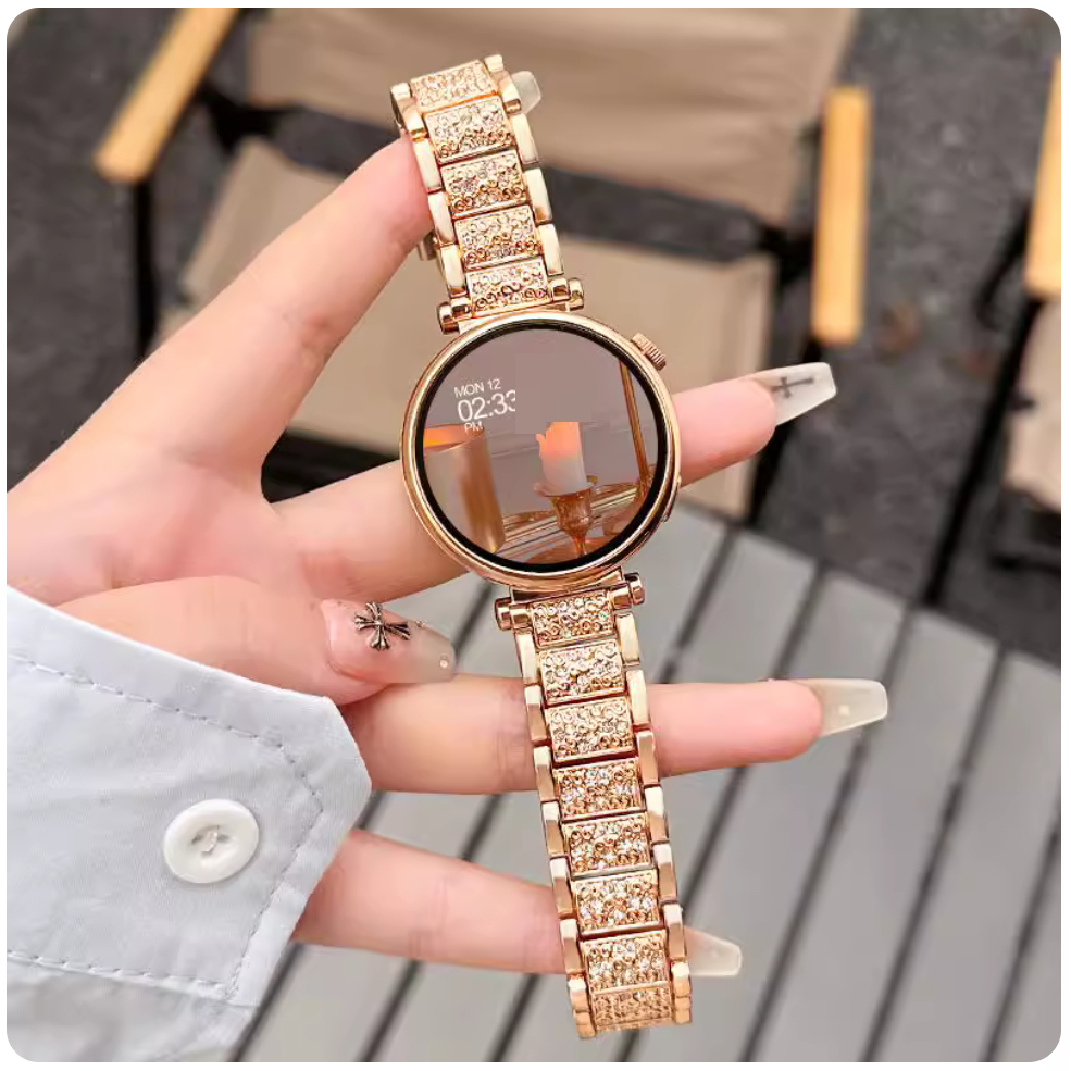 Full Diamond Strap For Huawei watch gt 6 pro สาย Huawei watch gt 6 Strap Huawei watch GT 5 สาย huawe