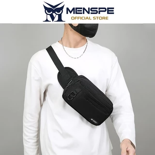 MENSPE กระเป๋าคาดหน้าอกผ้าอ็อกซ์ฟอร์ดกันน้ำสำหรับผู้ชาย