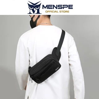 MENSPE กระเป๋าคาดหน้าอกผ้าอ็อกซ์ฟอร์ดกันน้ำสำหรับผู้ชาย