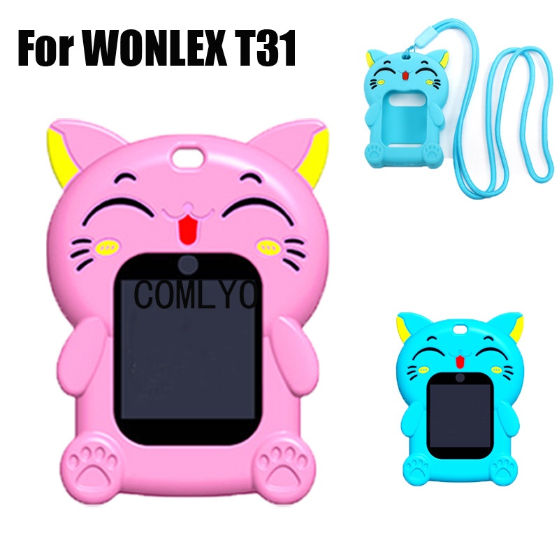 สําหรับ Ok Watch WONLEX T31 Smart Watch Case ซิลิโคนนุ่มฝาครอบกันชนป้องกัน