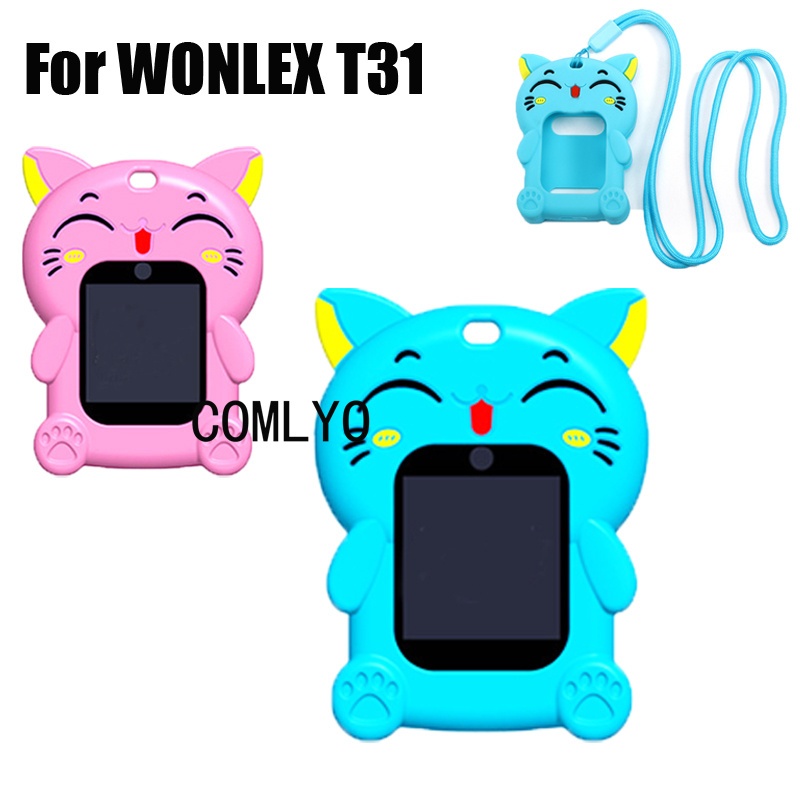 สําหรับ Ok watch WONLEX T31 กรณีสมาร์ทนาฬิกาเด็กซิลิโคนนุ่มป้องกันกันชนฝาครอบ Shell