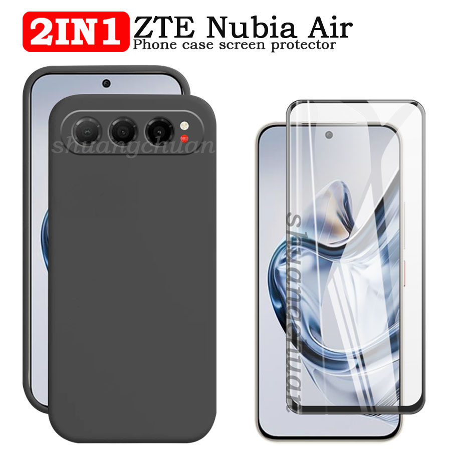 สําหรับฟิล์มกระจกนิรภัยหน้าจอ ZTE nubia Air ZTE nubia Air เคสโทรศัพท์แบบด้านเคสป้องกันโทรศัพท์สําหรั