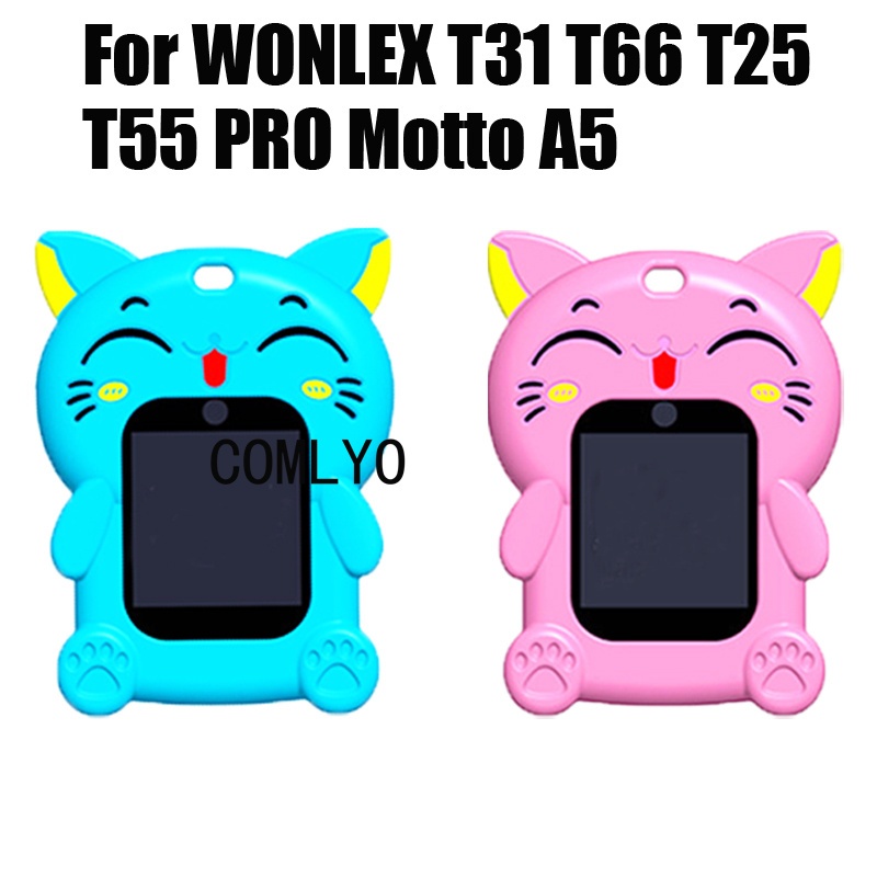 สําหรับ Ok watch WONLEX T31 T66 T25 T55 PRO MOTTO A5 สมาร์ทนาฬิกาซิลิโคนนุ่มป้องกันกันชนฝาครอบ
