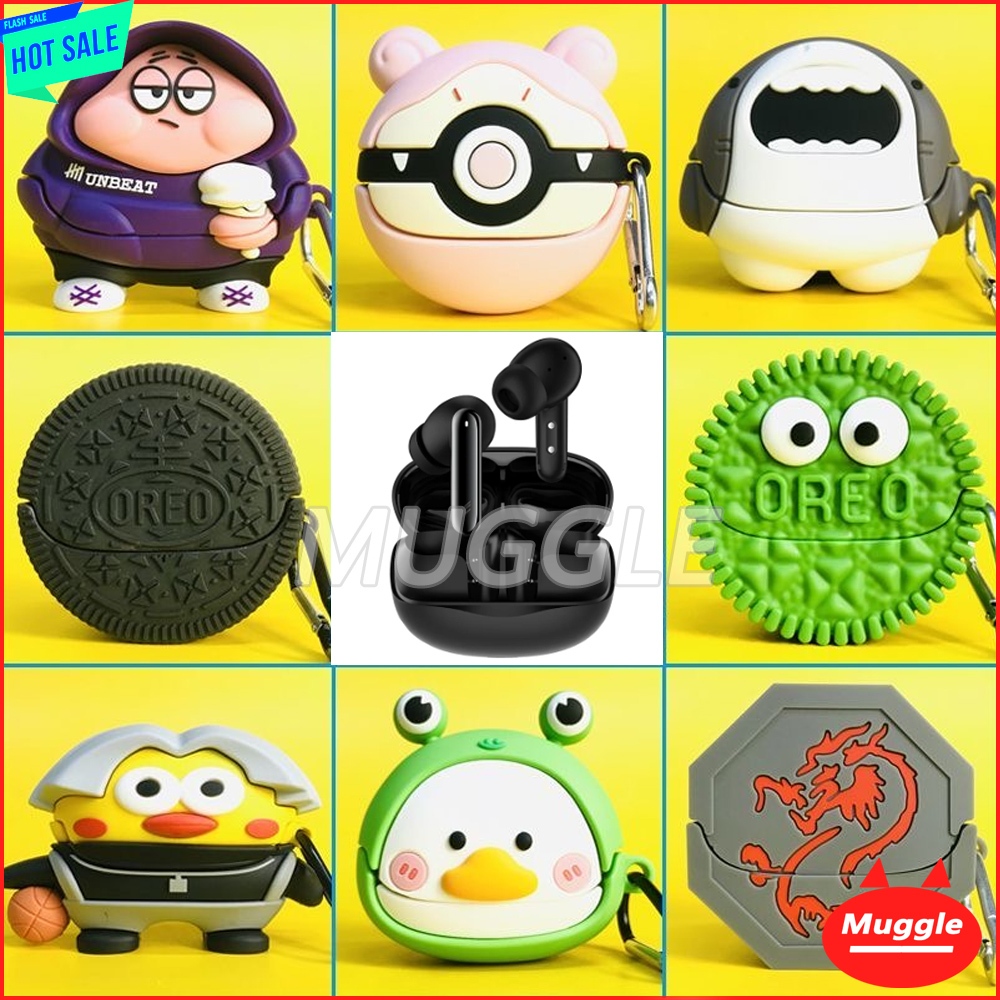 เคส ISUPER EVO BUDS 3 เกราะป้องกันเคสซิลิโคนอ่อนนุ่มน่ารักการ์ตูนหูฟังฝาครอบ iSUPER EVOBUDS 3 กรณีฝา