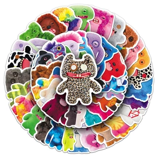 50 ชิ้นน่ารัก Little Monster FUGGLER สติกเกอร์กันน้ําสําหรับแล็ปท็อปเคสโทรศัพท์ Tumbler สติกเกอร์ Graffiti Creative DIY