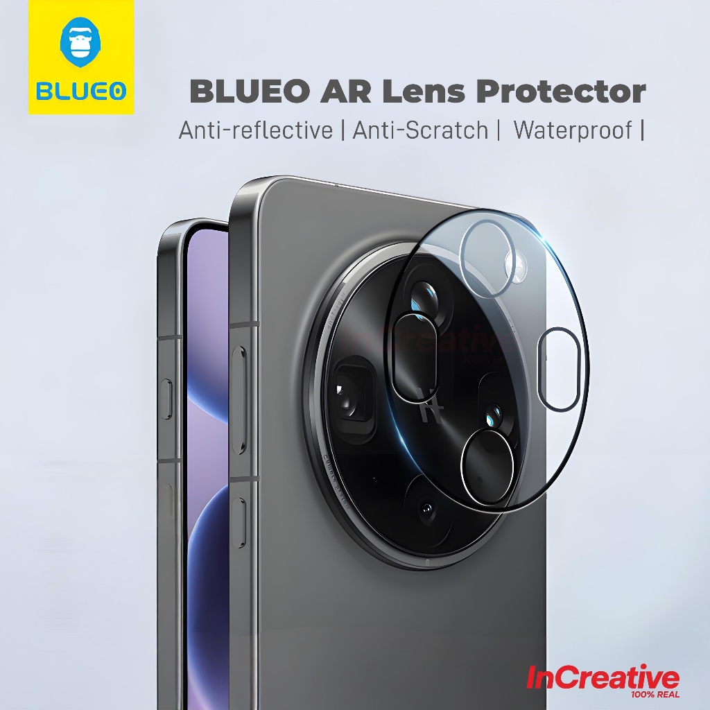 Blueo ฟิล์มกระจกเลนส์กล้อง ป้องกันรอยขีดข่วน สำหรับ OPPO Find N6/N5/X9 Pro/Ultra ฟิล์มกันสะท้อน กันน้ำ ทนทาน