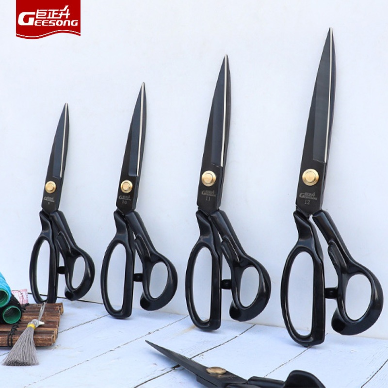 Geosong Tailor กรรไกรผ้าตัดตัดตัดเสื้อ Sharp กรรไกรเสื้อผ้าเย็บและตัดแต่งกรรไกร