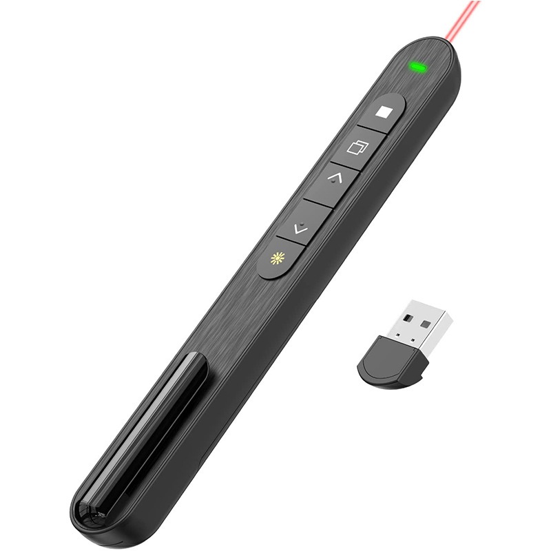 Wireless Page Turner Presenter Page Turning Pen Pointer การนําเสนอ Powerpoint Clicker USB PowerPoint