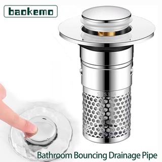 BAOKEMO Bathroom Kitchen Sink Pop-up Plug Detachable Deodorizing And Insect ProofSink Filter