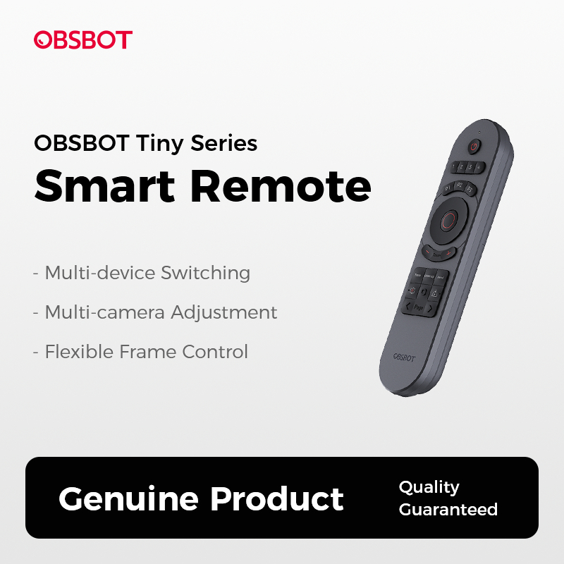 OBSBOT Tiny 2 รีโมทคอนโทรล, รีโมทอัจฉริยะสําหรับเว็บแคม Tiny 2/Tiny 4K/1080P, การเชื่อมต่อไร้สายผ่าน