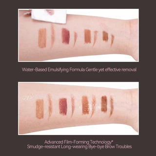 PinkPunk 2 in 1 มาสคาร่าคิ้ว & ดินสอเขียนคิ้ว 5D มาสคาร่าคิ้ว 7 เฉดสี ไม่เลือน อยู่ทนนาน K-Beauty
