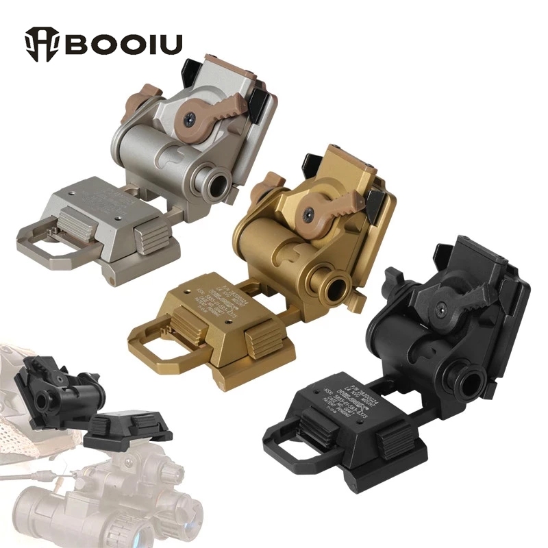 BOOIU L4G24 NVG หมวกกันน็อค Adapter สำหรับ PVS15 PVS18 พร้อม Mount Holder กลางแจ้งและยุทธวิธี