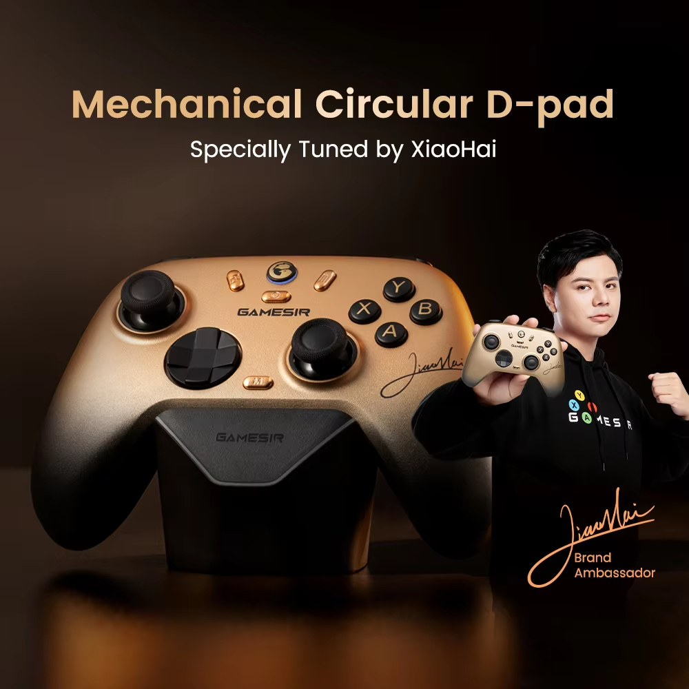 GameSir Nova 2 Lite Champion Edition คอนโทรลเลอร์เกมไร้สายพร้อม GameSir Hall Effect Sensing Sticks ส