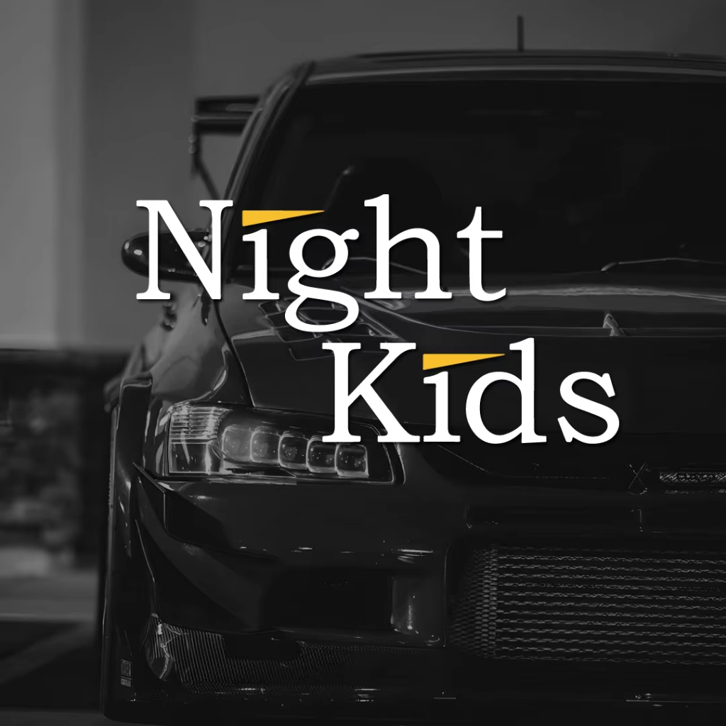 Night Kids Car Decal สติกเกอร์เริ่มต้น D JDM Wangan รถจักรยานยนต์สติกเกอร์ตกแต่งการปรับแต่ง