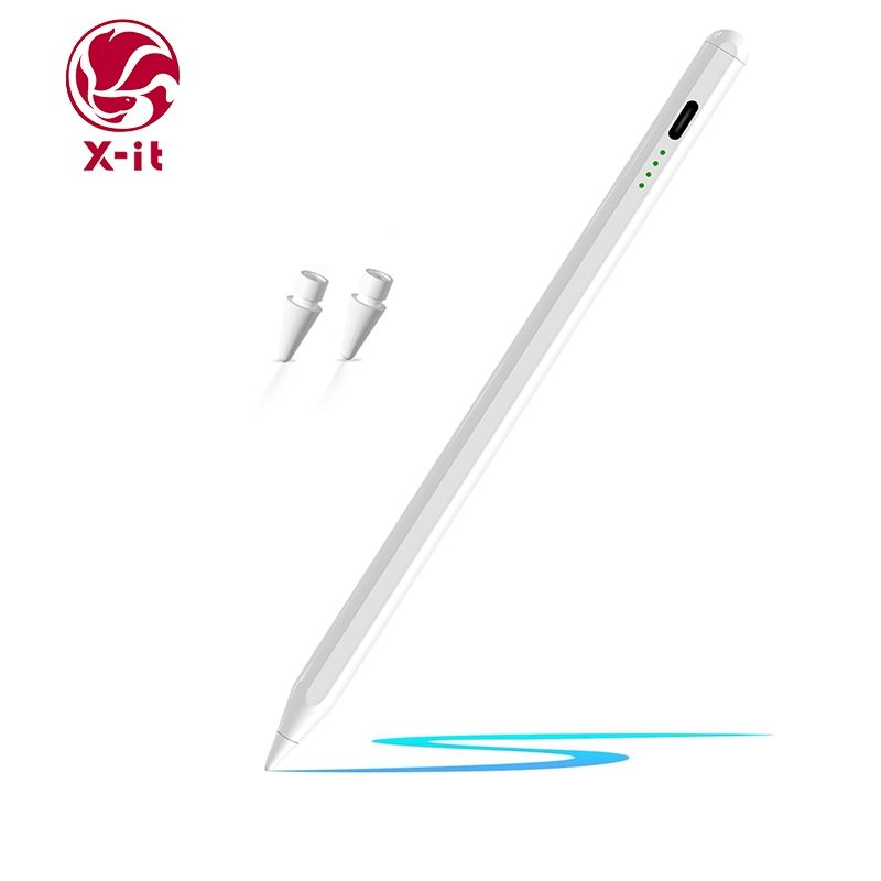 X-IT ปากกาสไตลัสสําหรับ iPad Gen 9th&10th Generation (2025-2018) พร้อมการปฏิเสธฝ่ามือและความไวการเอียงสําหรับ Ipad Air 3/4/5/M2/M3, Pro 11/13 นิ้ว, 11/12.9 นิ้ว, Gen 6-10th