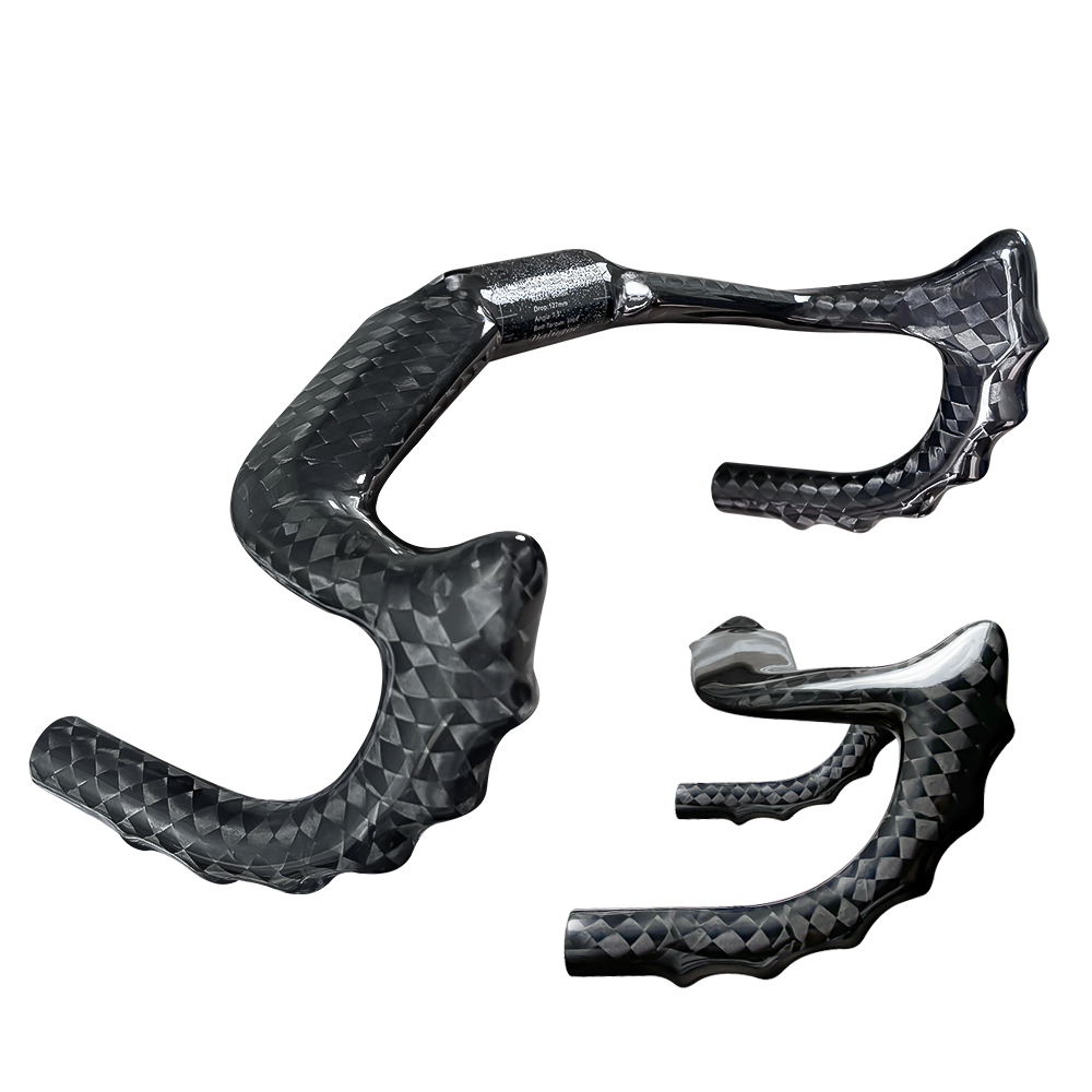 BALUGOE คาร์บอนไฟเบอร์ Madison Track จักรยาน Handlebar TT จักรยาน Handlebar กีฬาคงที่ UCI