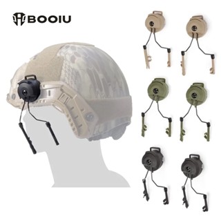 หมวกกันน็อกพร้อมระบบติดตั้งและอุปกรณ์เสริมสำหรับหูฟังแบบลดเส…