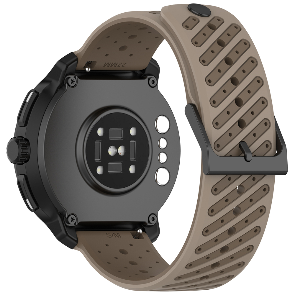 สายรัดรูเอียงขนาด 22 มม. เหมาะสําหรับ SUUNTO RACE 2 / Race S / RUN สร้อยข้อมือซิลิโคนวงสมาร์ทวอทช์สําหรับ Suunto 9 พีค ราคา ถูกที่สุด ดีลบีเคเค แกลเลอรีภาพที่ 9
