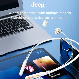Jeep EW135 หูฟังไร้สาย บลูทูธ 5.4 หูฟังคล้องคอ เสียงดี HD Calls เเบตอึด สําหรับเล่นกีฬา วิ่ง
