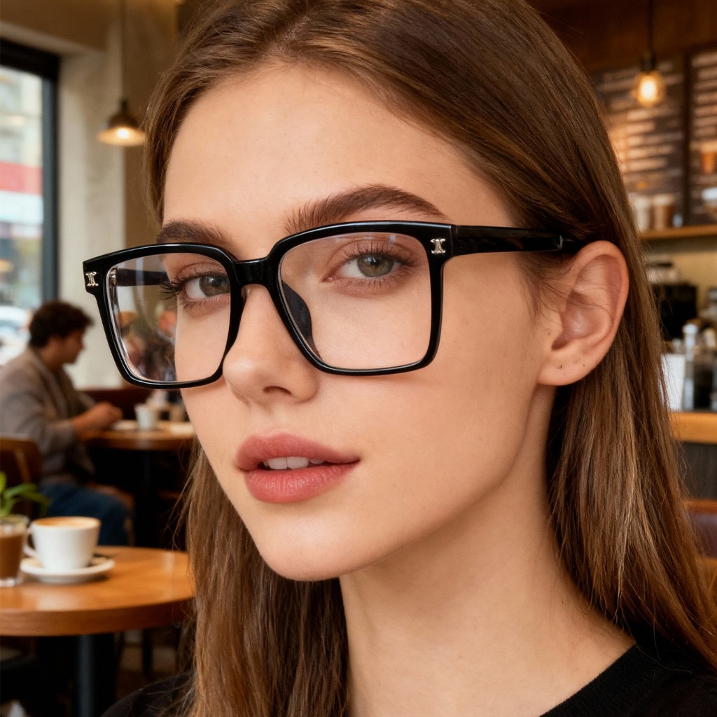 Cyxus نظارة حماية من الضوء الأزرق TR90 مربّعة كبيرة — صورة 4
