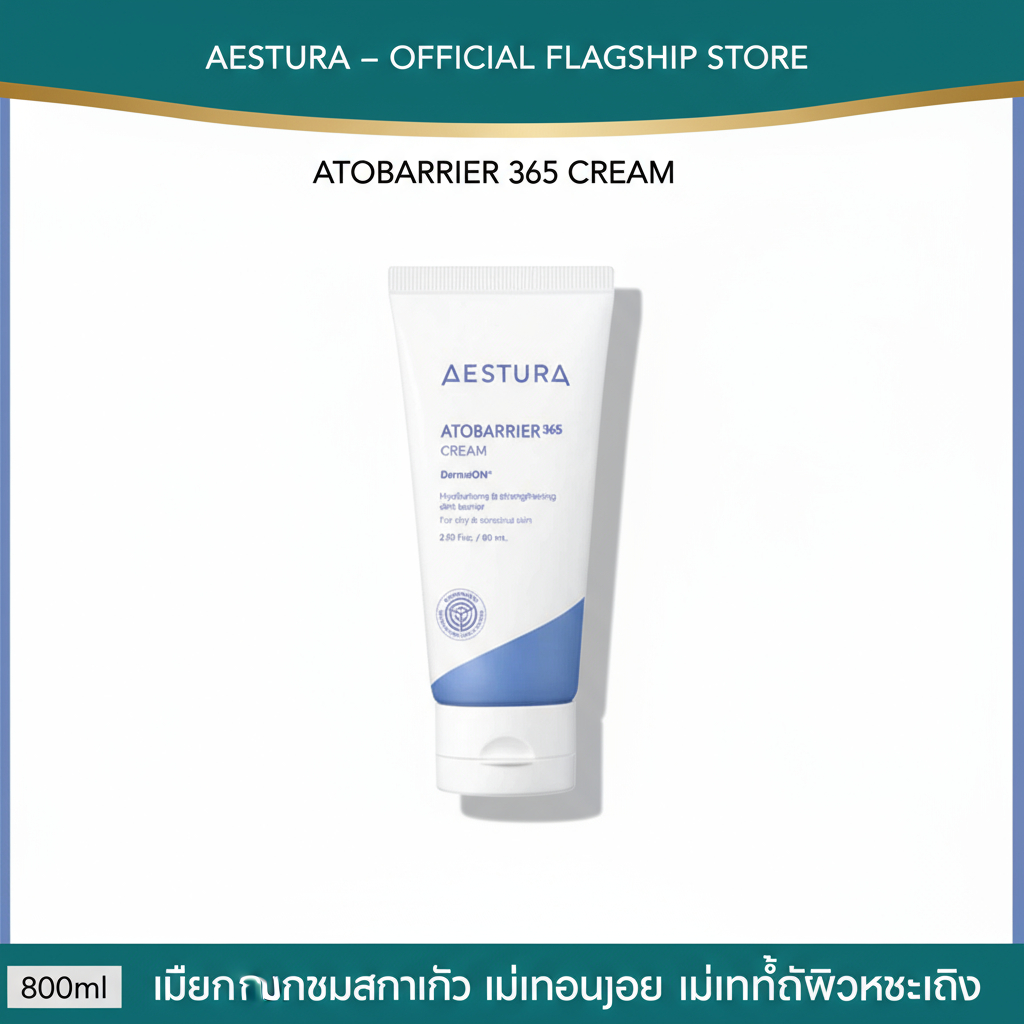 Aestura ATOBARIER365 cream 80ML Estura ATOBARIER365 cream ผลิตภัณฑ์ดูแลผิวหน้า ครีมบํารุง ให้ความชุ่