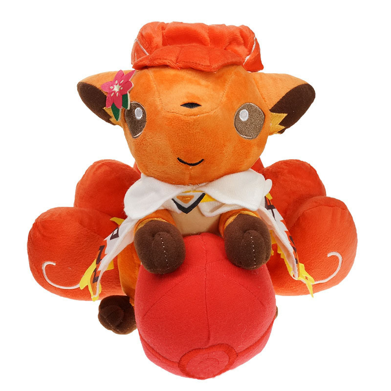 25 ซม.Pokemon Vulpix ของเล่นตุ๊กตา Kawaii Alola Vulpix ตุ๊กตาตุ๊กตาตุ๊กตาตุ๊กตาสัตว์การ์ตูนตกแต่งบ้า