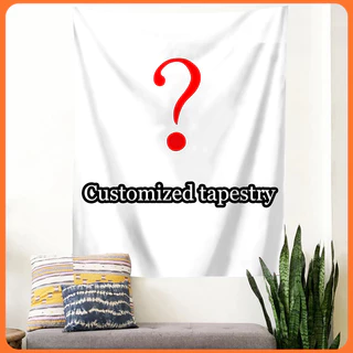 DIY ที่กําหนดเอง Tapestry Wall Tapestries ธงภาพที่กําหนดเองเพื่อพิมพ์ภาพของคุณเองส่วนบุคคล Tapestry