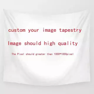 DIY ที่กําหนดเอง Tapestry Wall Tapestries ธงภาพที่กําหนดเองเพื่อพิมพ์ภาพของคุณเองส่วนบุคคล Tapestry