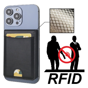 กระเป๋าสตางค์ iPhone magsafe สําหรับ iPhone 17/16/15/14/13/12 Series, หนังมังสวิรัติปิดกั้น RFID - รูปที่ 6