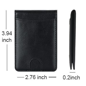 กระเป๋าสตางค์ iPhone magsafe สําหรับ iPhone 17/16/15/14/13/12 Series, หนังมังสวิรัติปิดกั้น RFID - รูปที่ 2