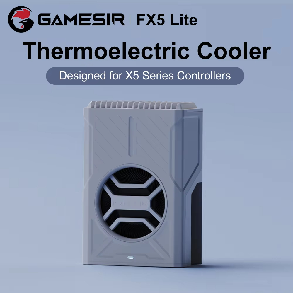 GameSir พัดลมระบายความร้อนสําหรับ X5 Lite X5s ตัวควบคุมแบบมีสาย Cooler Gamepads อุปกรณ์เสริม FX5 Lite โหมดที่ปรับได้สามการใช้งานที่เป็นมิตร