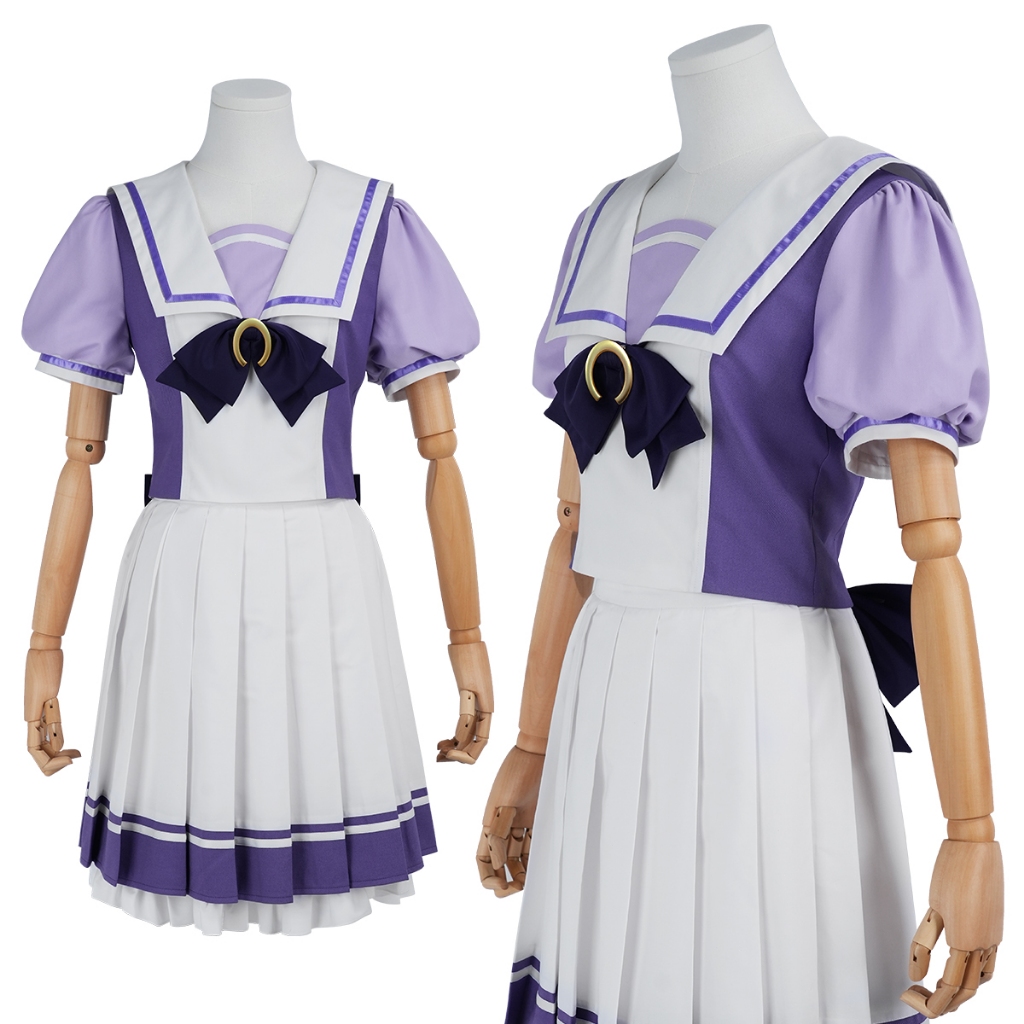 HOLOUN อะนิเมะ Pretty Derby Season คอสเพลย์เครื่องแต่งกาย Uma Musume Cinderella Grey Kasamatsu ชุด