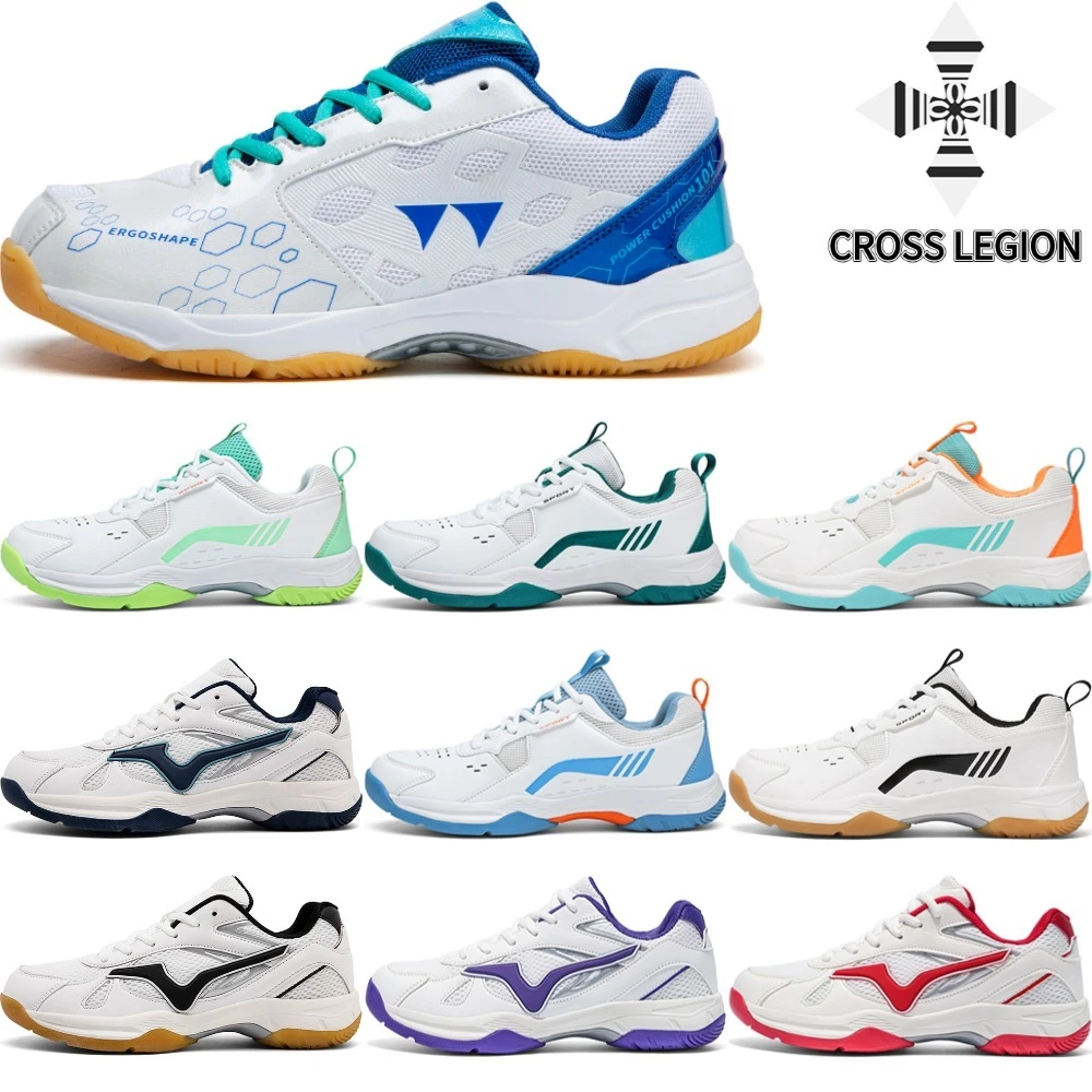 CROSS LEGION รองเท้ากีฬา ผู้ชายผู้หญิงรองเท้าแบดมินตันใส่สบาย พร้อมส่ง