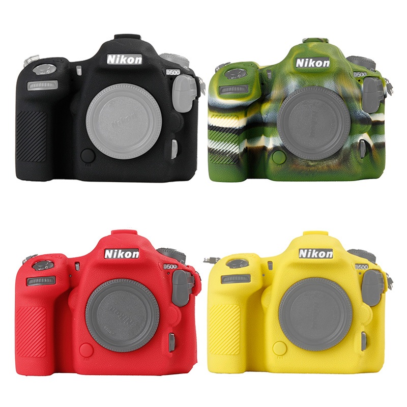 HQ เคสยางนุ่มผิวสําหรับกล้อง Nikon D500