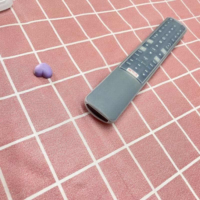 Tcl RC802N ฝาครอบป้องกันรีโมทคอนโทรลซิลิโคนป้องกันการตกกระแทกแบบหนา - รูปที่ 7