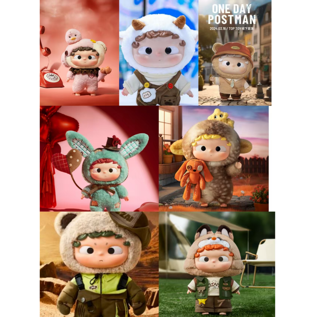 Heyone OZAI Heyone OZAI-Vinyl Plush Doll Collection ตุ๊กตาอินเทรนด์ของขวัญน่ารัก