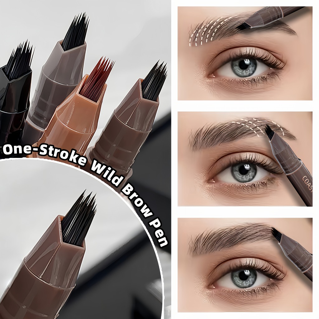 ดินสอเขียนคิ้วด่วนแบบ Dual-Effect: การออกแบบผมหลายเส้นสําหรับและคิ้วเหมือนจริง + ผมเติมที่แม่นยํา, สารเพิ่มประสิทธิภาพลุคธรรมชาติ, กันน้ําและติดทนนานด้วยเทคโนโลยีปุย 3 มิติ, Perfe