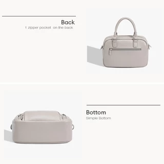 กระเป๋าข้ามตัวพวงแก้วบนจาก David Jones Paris Colette สำหรับฤดูใบไม้ร่วงและฤดูหนาว ปี 2025/2026 ทำจากหนังพีบเบิลด์ปิว สำหรับผู้หญิงไซส์ใหญ่