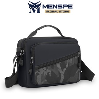 MENSPE กระเป๋าสะพายไหล่แฟชั่นสำหรับผู้ชาย เทรนด์แฟชั่น กระเป…