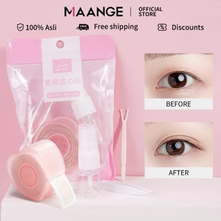 MAANGE ชุดเทปติดเปลือกตา 360 ชิ้น สติกเกอร์ติดเปลือกตาสองชั้นแบบใสธรรมชาติ (ขวดเปล่า) 3046