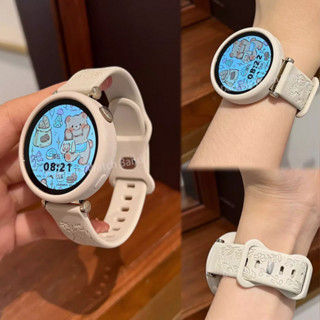 Carving Flower Strap Case For Huawei watch gt 6 สาย  Rubber …