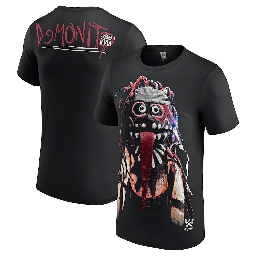 Wwe Mens Black Finn Bálor Demonito T-Shirt