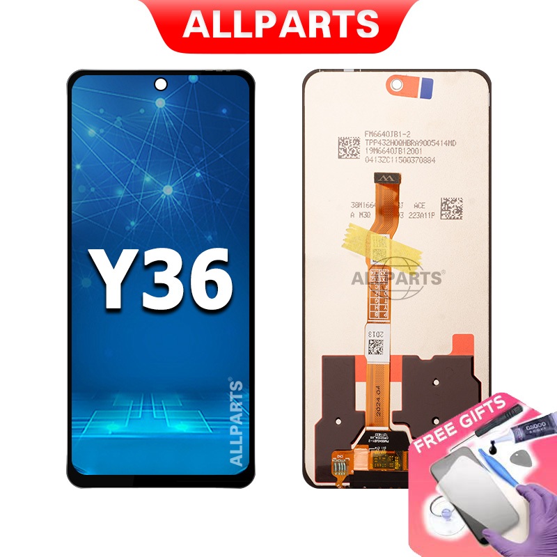 Allparts จอแสดงผลสําหรับ VIVO Y36 4G 5G V2248 LCD หน ้ าจอสัมผัส Digitizer เปลี ่ ยน V2247 V2248