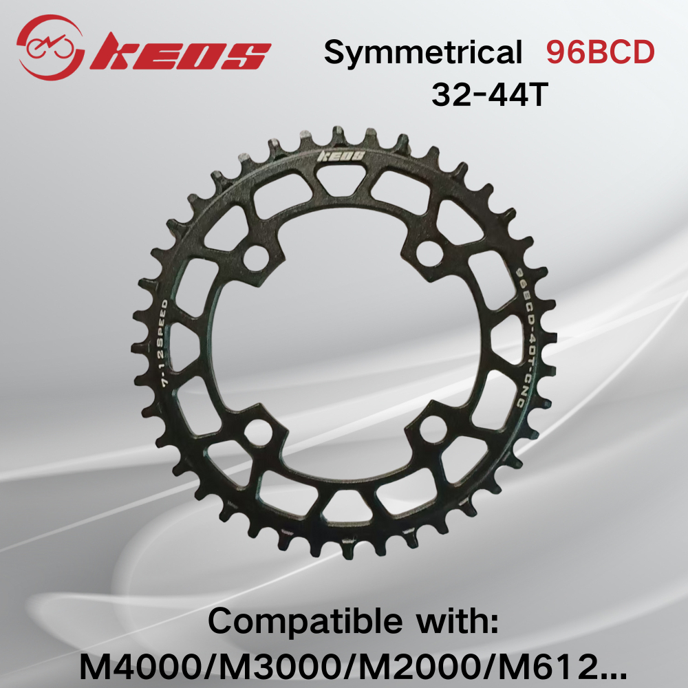 KEOS ชิ้นส่วนวงล้อม้วนสายโซ่ ขนาด 32/34/36/38/40/42/44T สำหรับจักรยาน MTB โมเดล M2000 M4000 M6000 M800