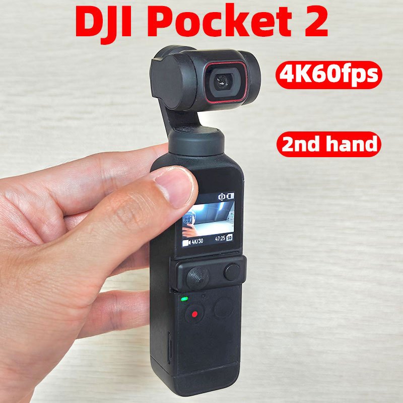 [สินค้าพร้อมส่ง] มือสองสำหรับ DJI Pocket 2 ด้ามจับแบบมือถือสำหรับกล้อง Gimbal แบบ 4K60fps Do-In-All 
