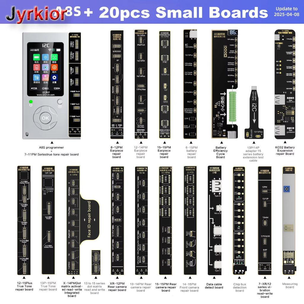 โปรแกรมเมอร์ I2C A8S สําหรับเครื่องมือซ่อมแซม iPhone เฉพาะโฮสต์ A8S