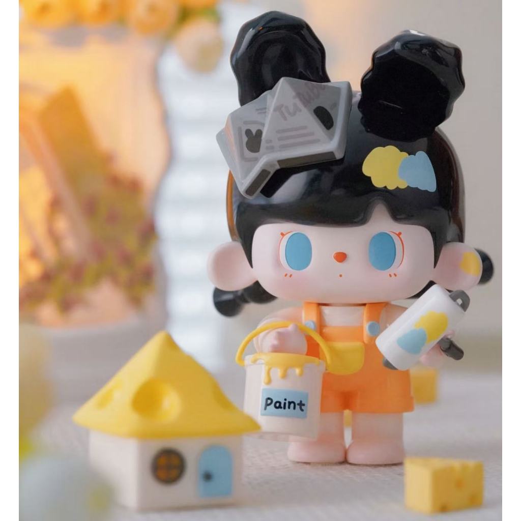 TUTU BEAR TUTU BEAR จิตรกรเครื่องประดับรูปเด็กขนาดใหญ่อินเทรนด์เล่นของขวัญน่ารักของสะสมสร้างสรรค์