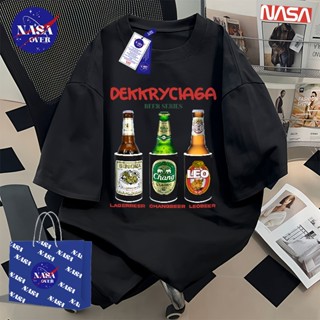 【พร้อมส่ง】🔥NASA ยูนิเซ็กส์ ฤดูร้อน ผ้าฝ้ายแท้100% หลวม เสื้อ…