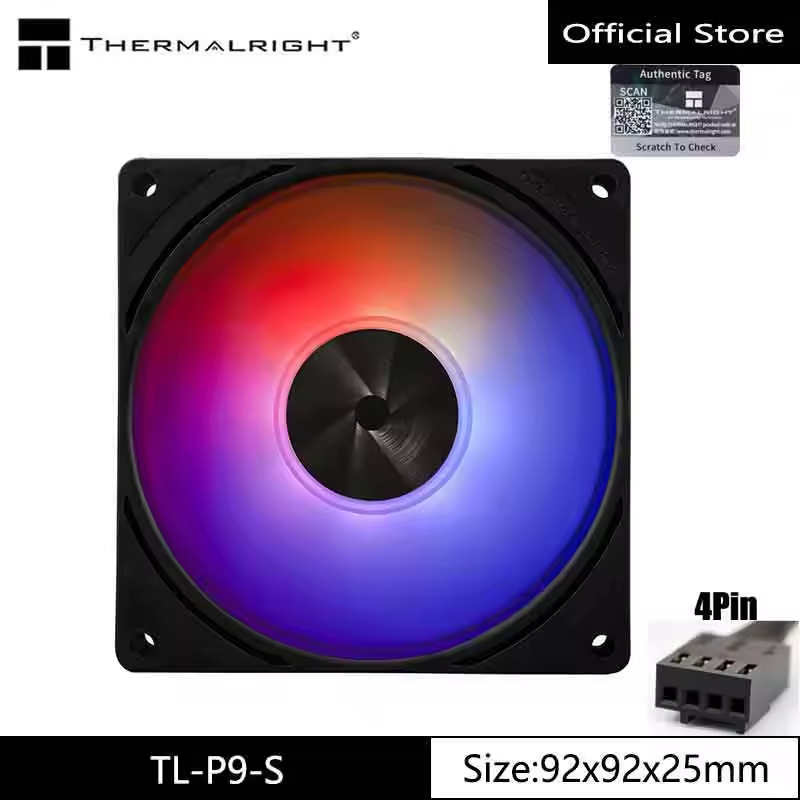 Thermalright 90mm Case Fan TL-P9/P9W/P9-S/P9W-S พัดลมระบายความร้อน CPU