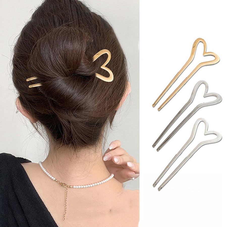ตั๋วแต่งทรงผมโลหะแบบ.Simple สำหรับหน้าท้ายของศีรษะ